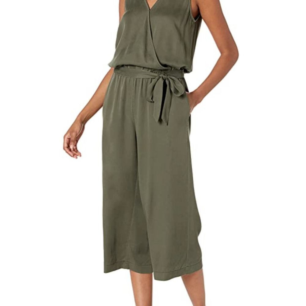 Sleeveless Wrap Jumpsuit